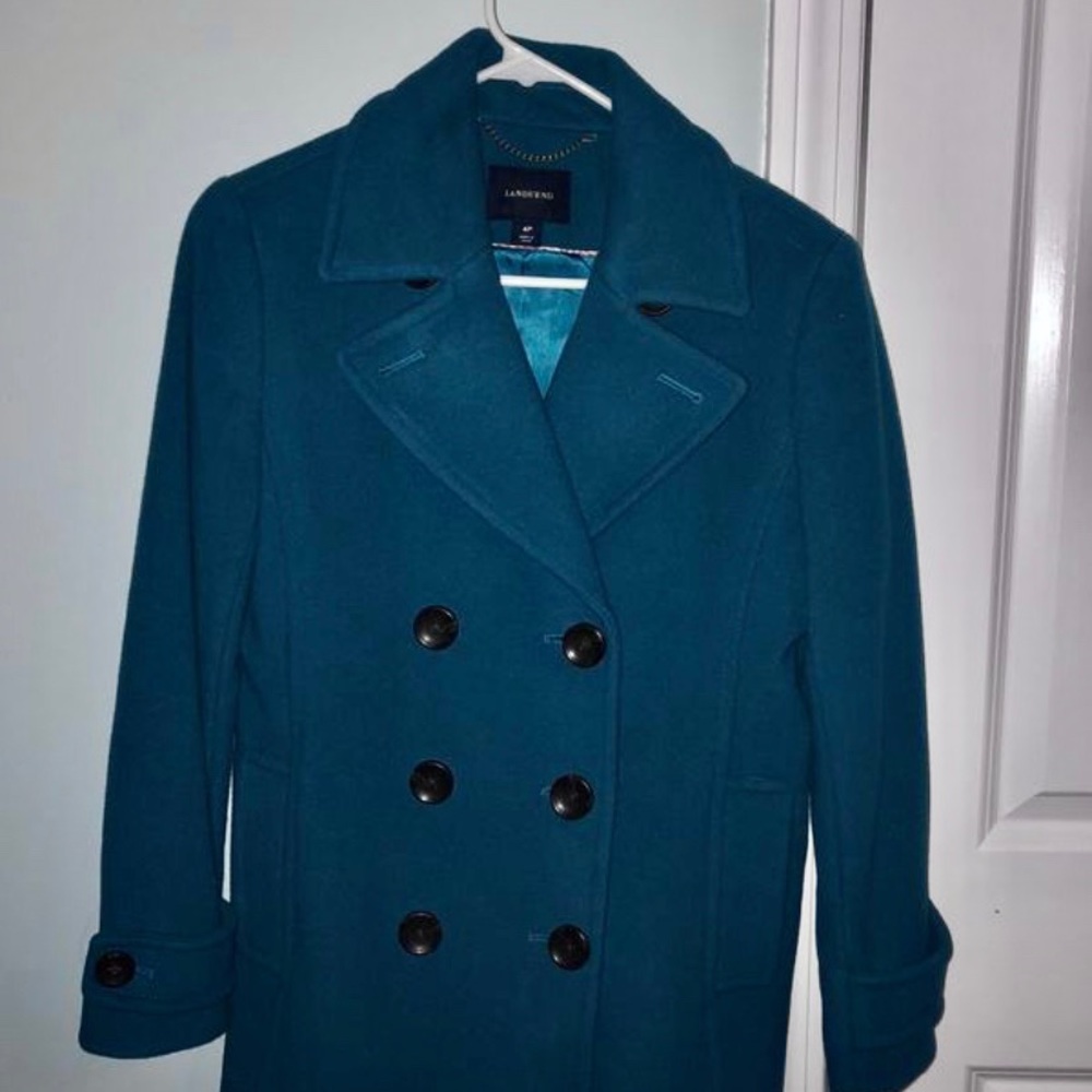 Land’s End Navy Women’s Pea Coat